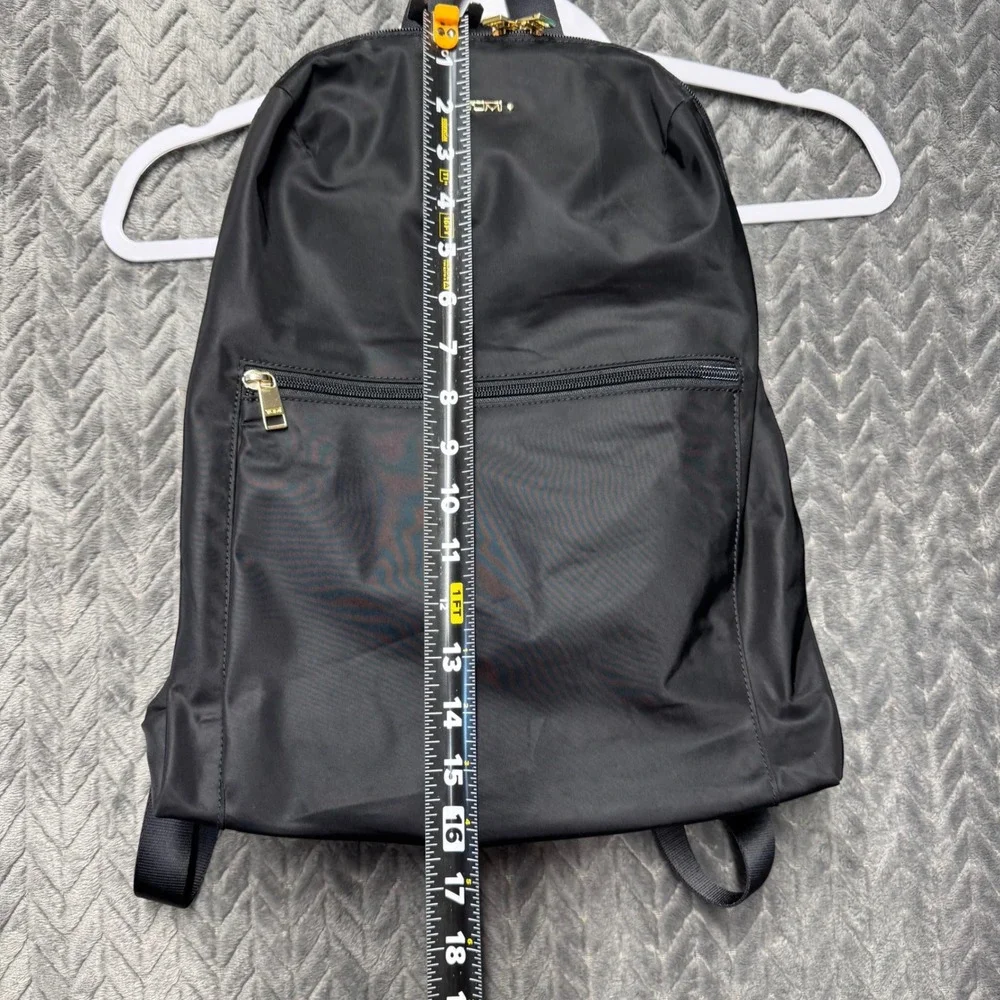 Tumi Just In Case Backpack Black Excellent Packable Travel Nylon (2088)